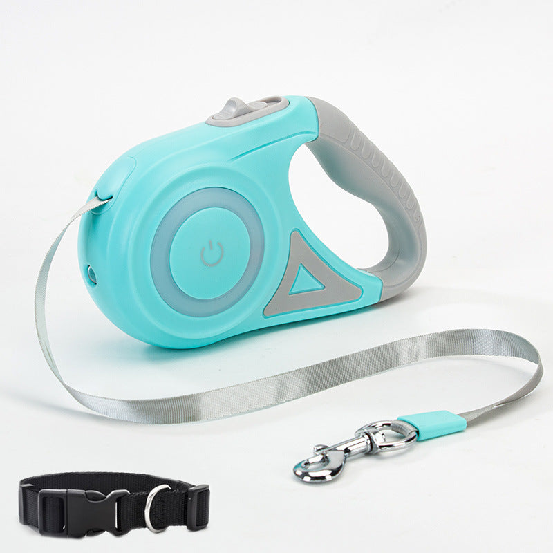 adjustable dog leash 3 to 5 meters with lamp