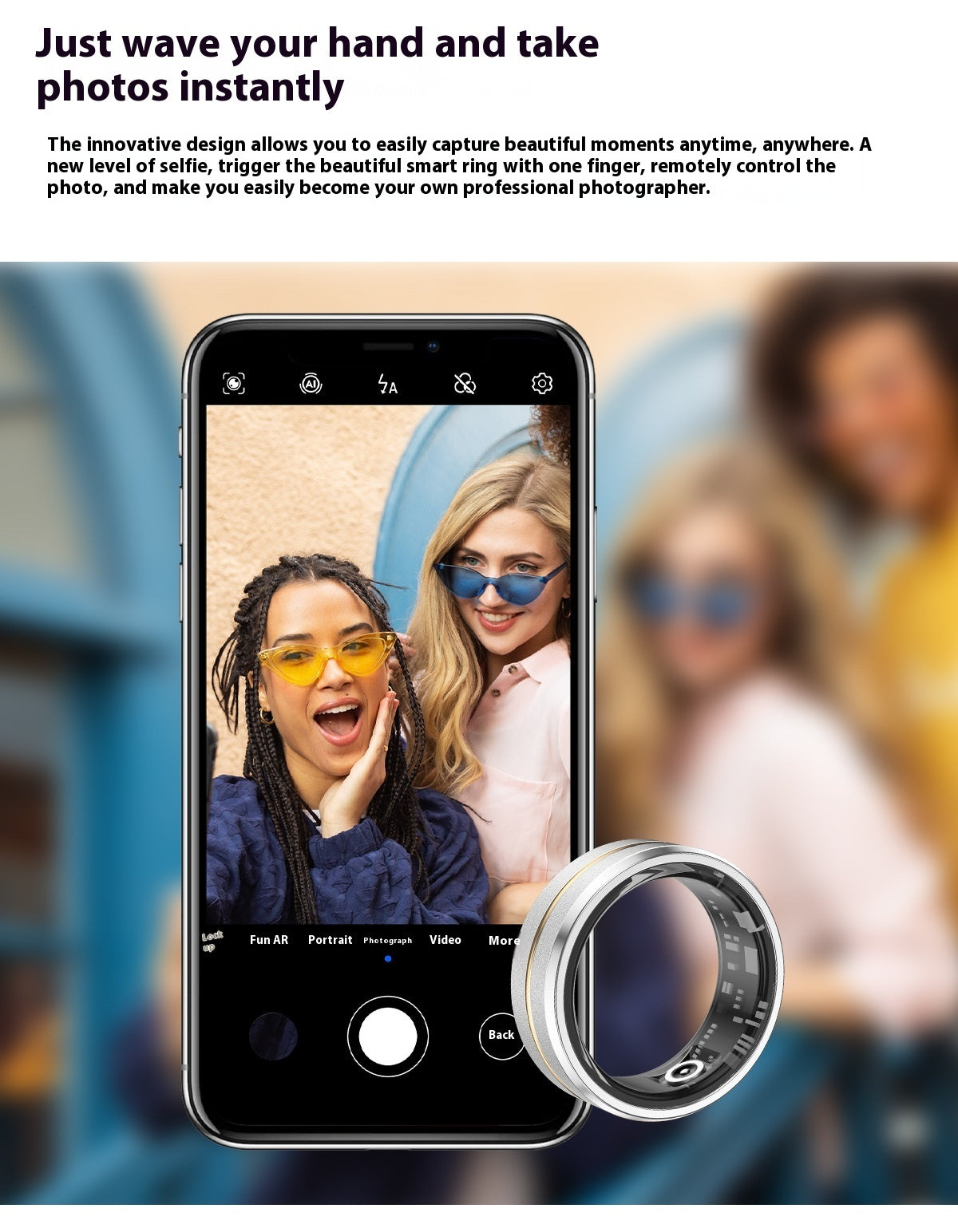 Oxygen Monitoring Smart Ring