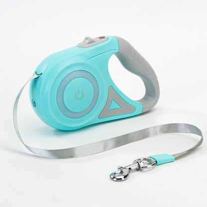 adjustable dog leash 3 to 5 meters with lamp