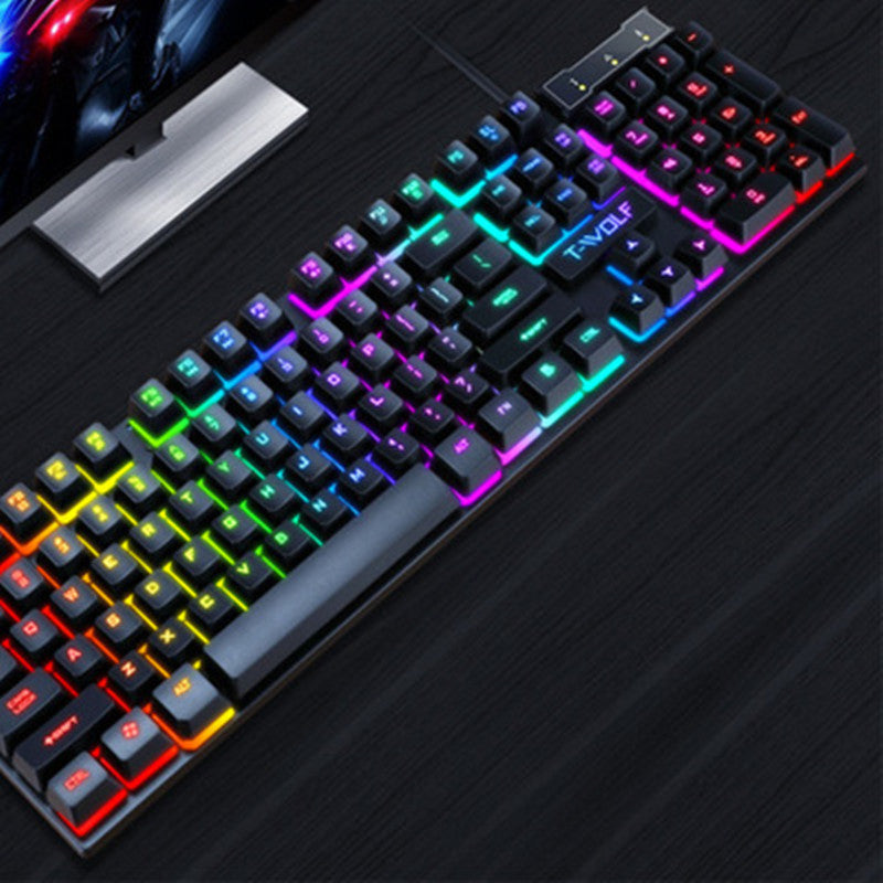 Gaming Wired Keyboard + mouse  Floating Manipulator