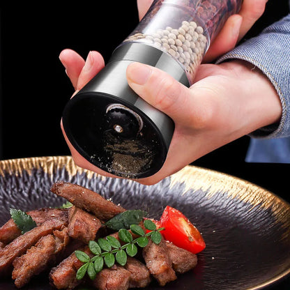Two-in-one salt & pepper grinder