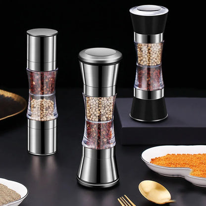 Two-in-one salt & pepper grinder