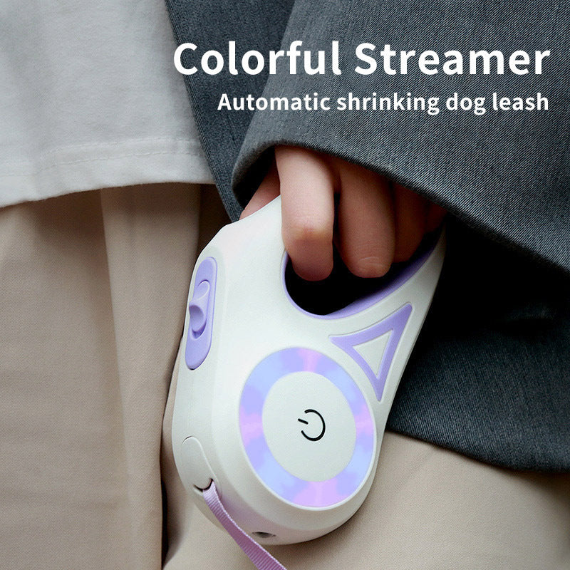 adjustable dog leash 3 to 5 meters with lamp