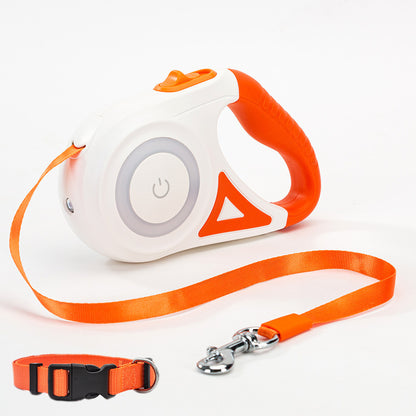 adjustable dog leash 3 to 5 meters with lamp